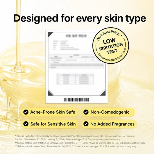 Glutathione Hydrogel Dark Spot Serum Patch