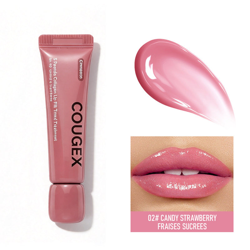 Cougex® 5-Peptide Collagen Lip Treatment – Plump, Smooth & Hydrate for Juicy Glossy Lips