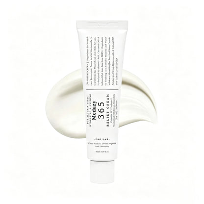 Medazy 365 Relief Cream - Daily Face Moisturizer, Blemish Relief Care, Soothing Recovery, Vegan Korean Skincare