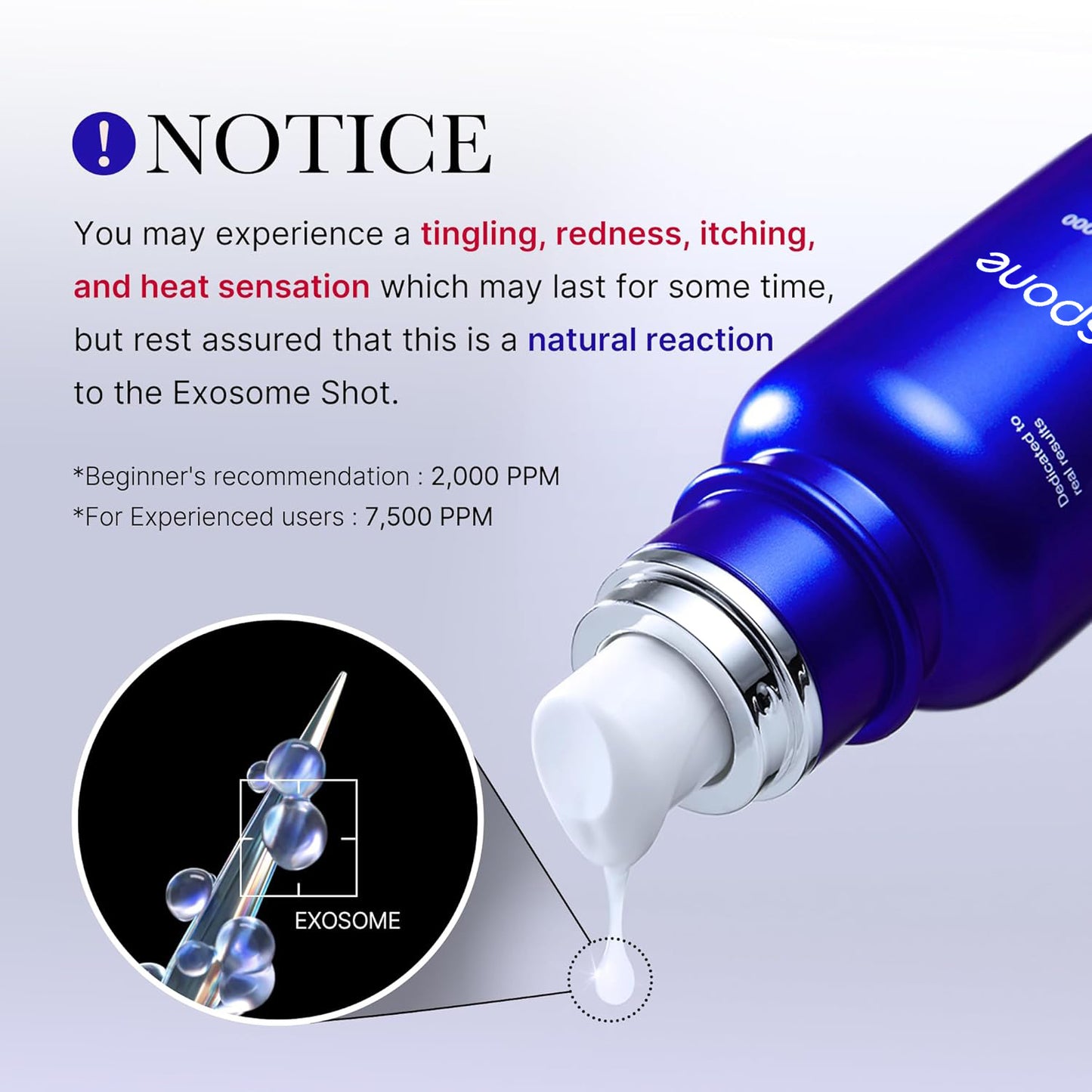 Zero Exosome Spicule Shot Serum Skincare Aha Ampoule