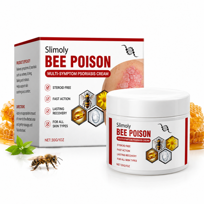 Slimoly™ Bee Poison Psoriasis Rescue Cream – Soothe Dry, Flaky & Itchy Skin