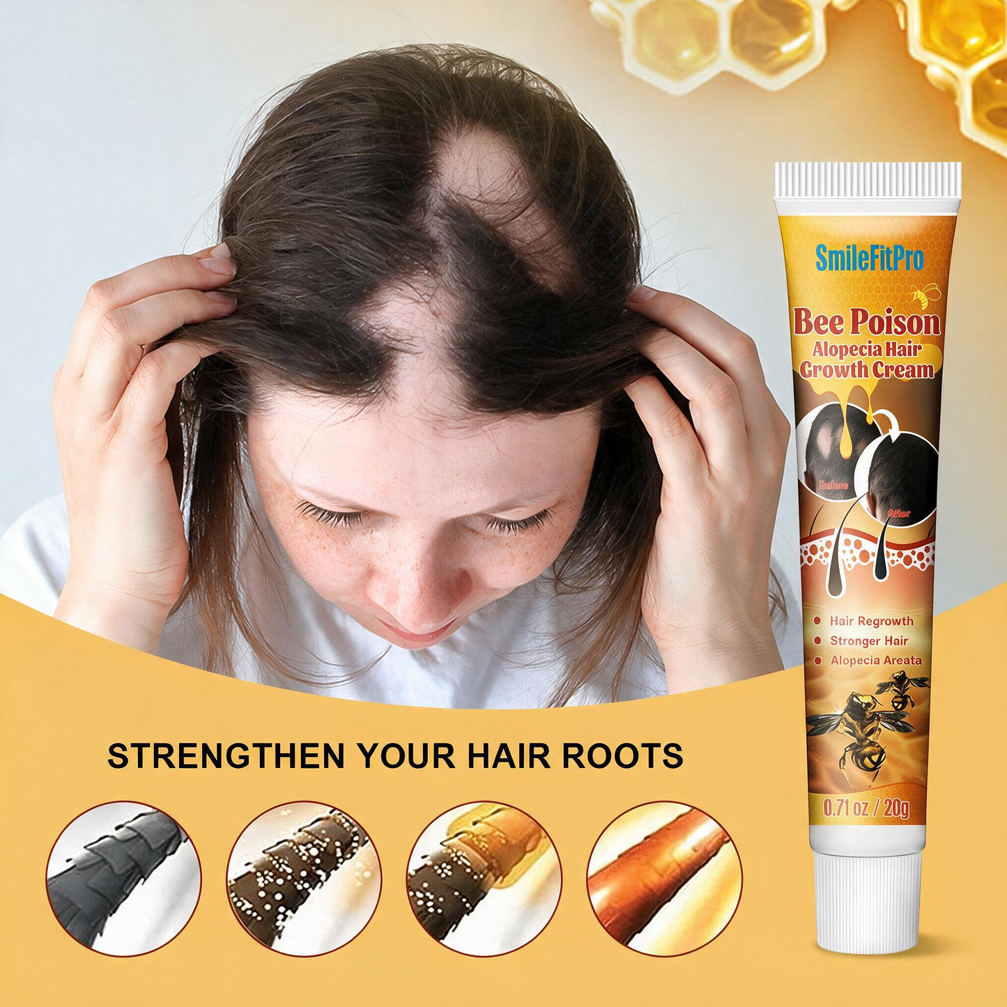 SmileFitPro™ Bee Poison Hair growth cream