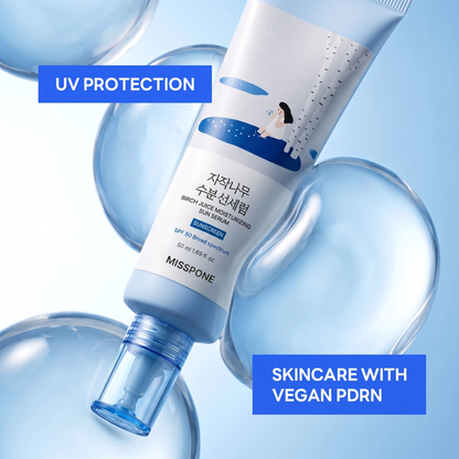 Misspone Birch Juice Moisturizing Sun Serum SPF 50