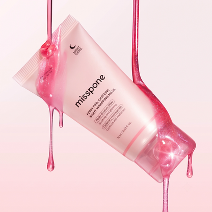 🔥BUY 1 GET 1 FREE🔥 PDRN Pink Caffeine Overnight Peel-Off Glow Face Mask✨★☆★