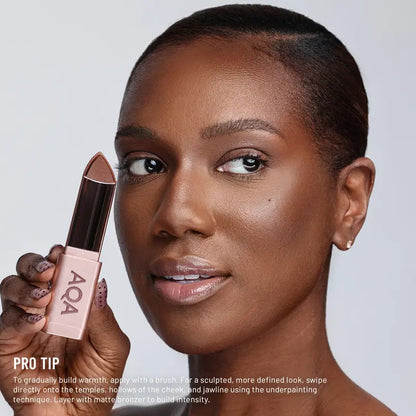AQA® No Limits Cream Bronzer Stick – Blend, Sculpt & Glow with a Natural Second-Skin Finish