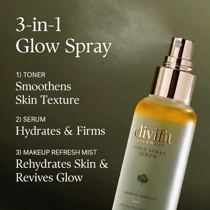 Divifit® Italian White Truffle Glow Serum Mist – Hydrate, Smooth & Refresh Skin in Seconds