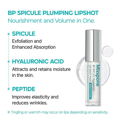 MISSPONE® MAXI Spicule Lip Plumper – Fuller, Smoother & Glass-Like Lips