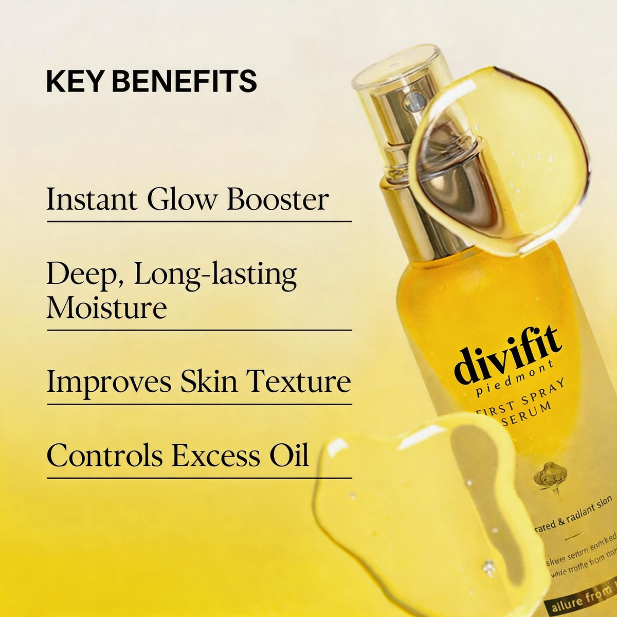 Divifit® Italian White Truffle Glow Serum Mist – Hydrate, Smooth & Refresh Skin in Seconds