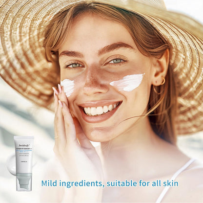 Insideefy Water-Fit Sun Serum SPF50+ — Lightweight Daily Sunscreen for Hydrated, Comfortable Skin