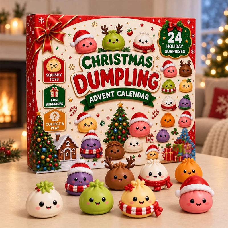 24-Day Surprise Advent Calendar – 24 Cute Christmas Surprises to Squish & Collect