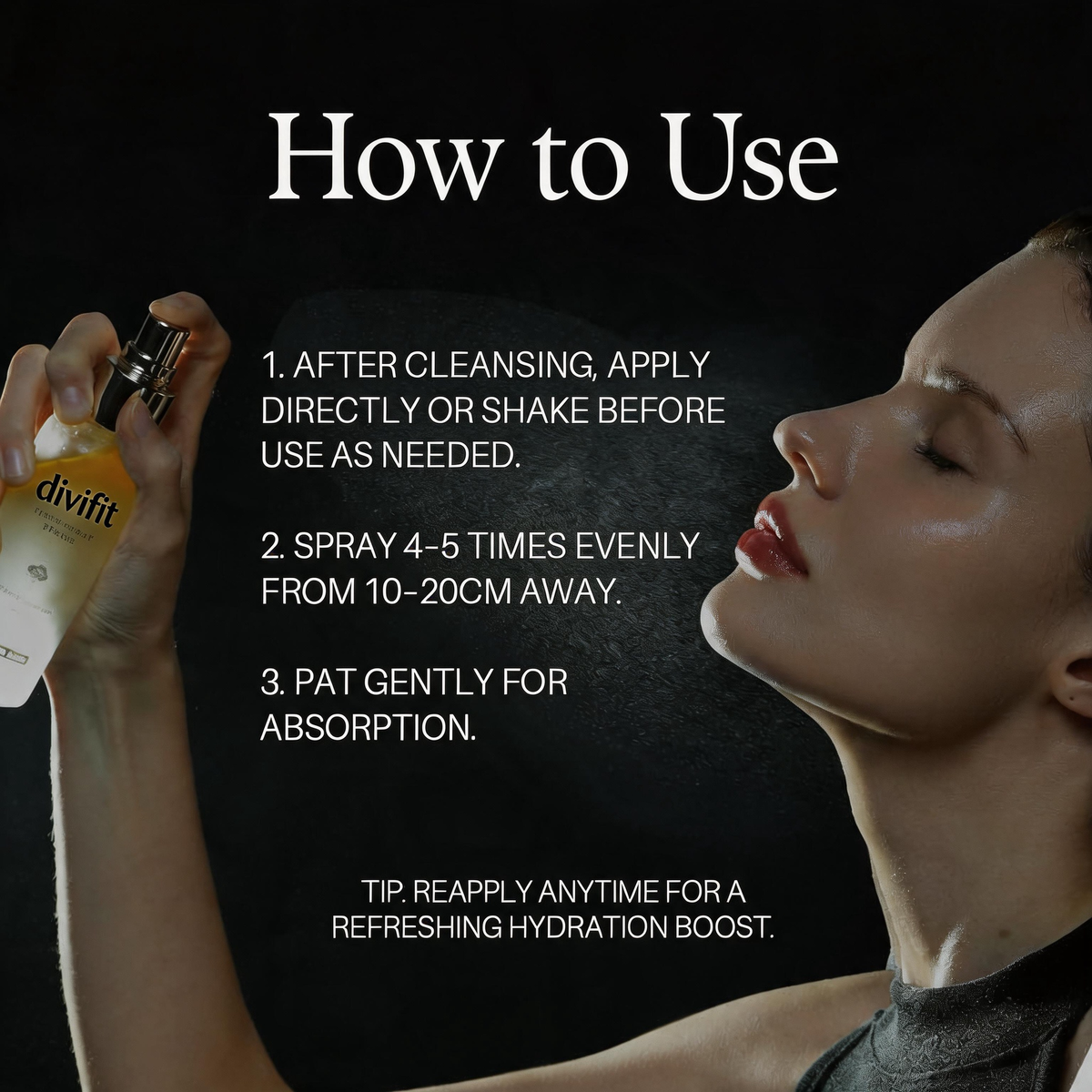 Divifit® Italian White Truffle Glow Serum Mist – Hydrate, Smooth & Refresh Skin in Seconds