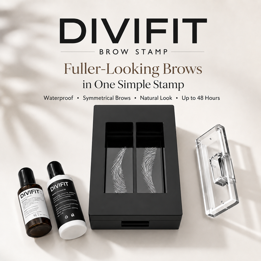 DIVIFIT Instant Eyebrow Shaping Kit – Natural-Looking Brows in One Press