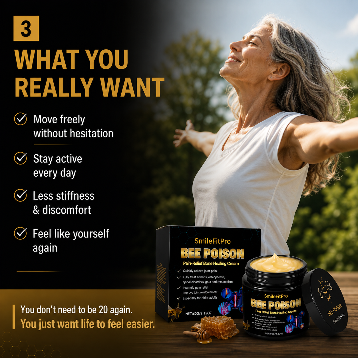 SmileFitPro Bee Poison Joint Care Cream