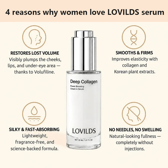 LOVILDS® Collagen Firming Serum – Hydrate, Plump & Restore Youthful-Looking Glow