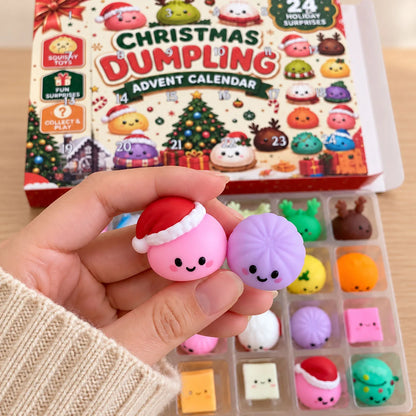 24-Day Surprise Advent Calendar – 24 Cute Christmas Surprises to Squish & Collect