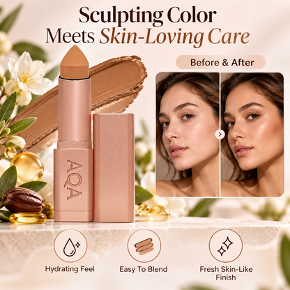 AQA® No Limits Cream Bronzer Stick – Blend, Sculpt & Glow with a Natural Second-Skin Finish