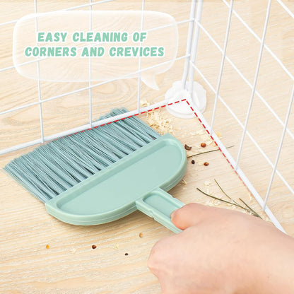 Cage Cleaner for Guinea Pigs Mini Dustpan and Brush Set