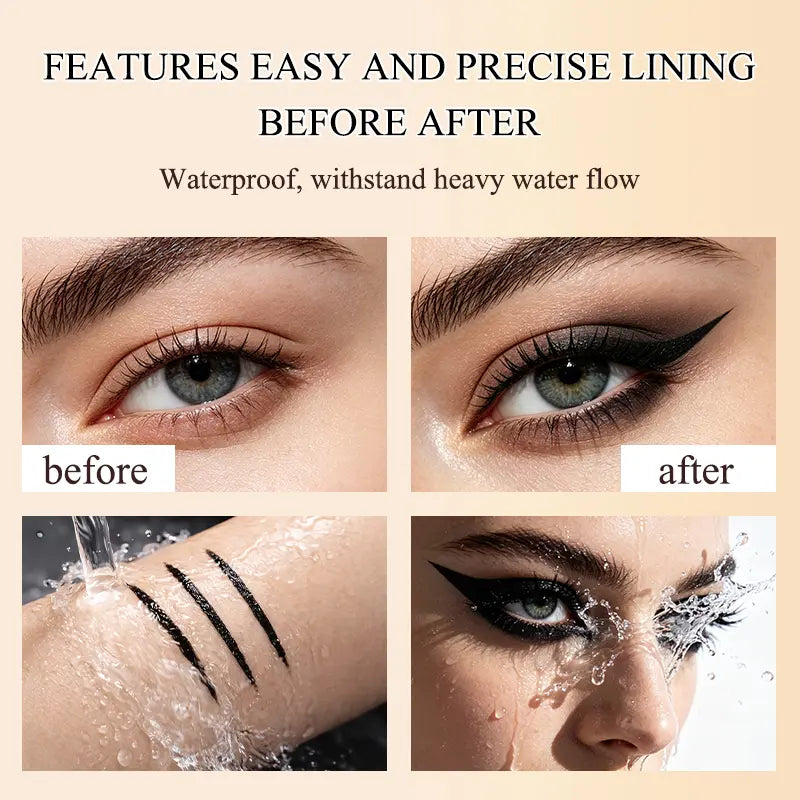 24H Waterproof Gel Eyeliner Pencil – Smooth Glide, Smudge-Resistant & Easy Control