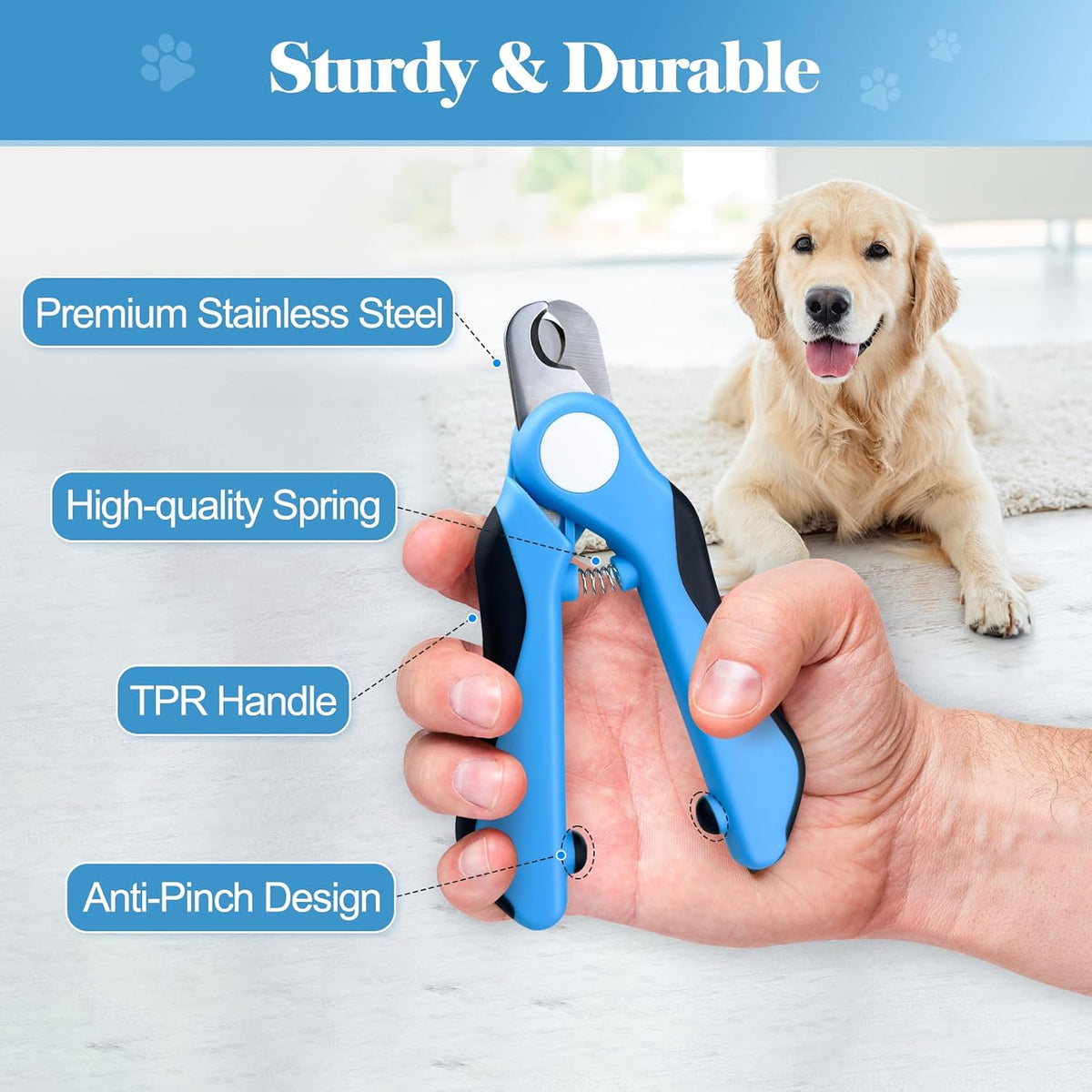 Heavy Duty Dog Nail Clippers and Trimmers