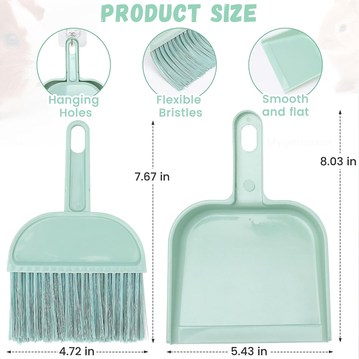 Cage Cleaner for Guinea Pigs Mini Dustpan and Brush Set