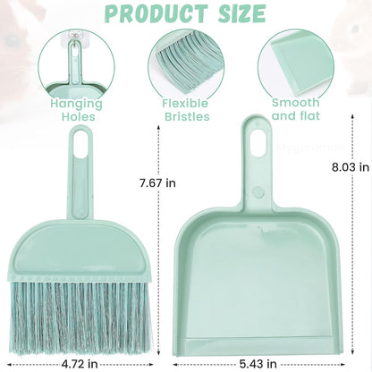 Cage Cleaner for Guinea Pigs Mini Dustpan and Brush Set