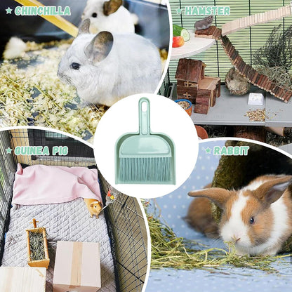 Cage Cleaner for Guinea Pigs Mini Dustpan and Brush Set