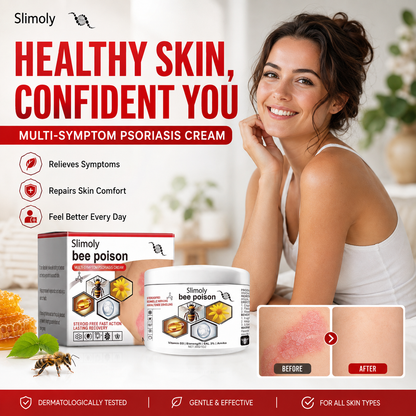 Slimoly™ Bee Poison Psoriasis Rescue Cream – Soothe Dry, Flaky & Itchy Skin