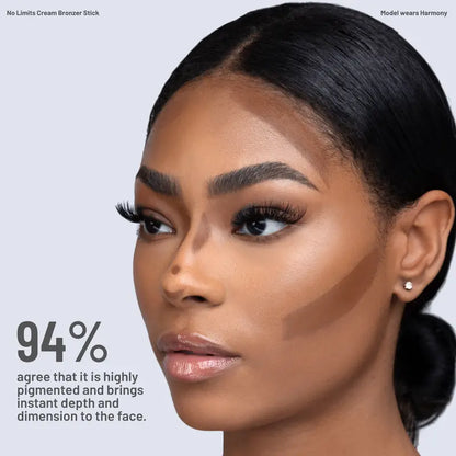 AQA® No Limits Cream Bronzer Stick – Blend, Sculpt & Glow with a Natural Second-Skin Finish
