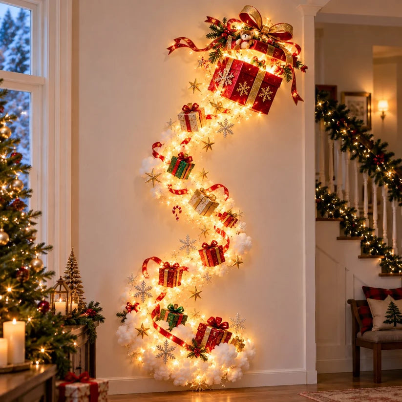 Christmas Magic Trail Wall Light – Turn Any Empty Wall Into a Warm Holiday Wonderland