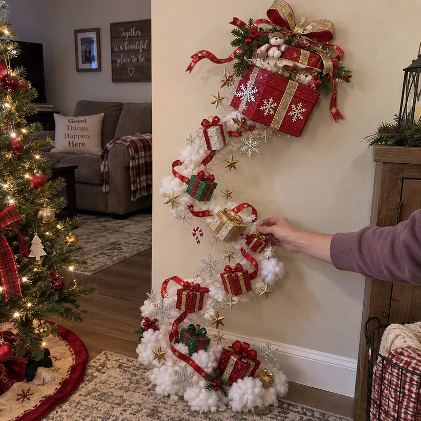 Christmas Magic Trail Wall Light – Turn Any Empty Wall Into a Warm Holiday Wonderland
