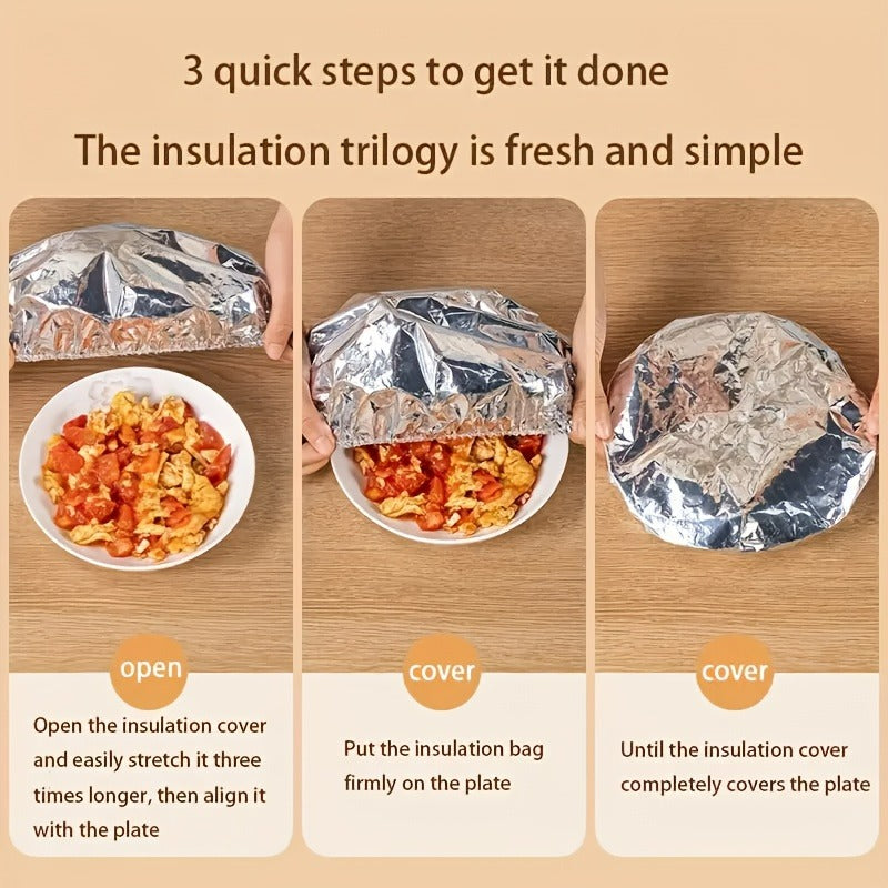 30 pcs Reusable Multifunctional Heat-Retaining Covers